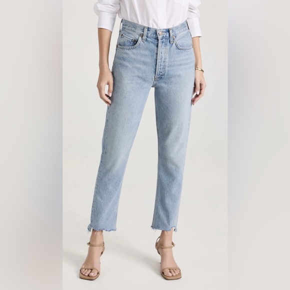 Agolde Riley High Waist Jeans - Picture 1 of 4